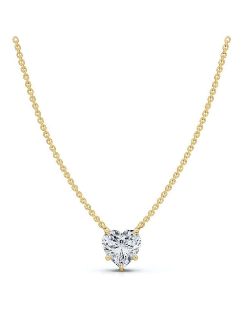 14K Lab Diamond Necklace
